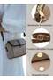 Women's PU Leather Shoulder Bag, Ladies Waterproof and Wear-resistant Crossbody Bag Sling Bag Side Bag Carry Bag, Korean Style Small Bag Satchel Bag Beach Bag Phone Bag for Girls/College Stude - 3