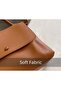 Women's Versatile Solid Color Crossbody Bag, Large Capacity Shoulder Bag, PU Leather Handbag - 5