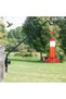 Hummingbird Feeders for Outdoors Hanging - 5 Feeding Ports 320 ml Plastic Hummzinger Hummingbird Feeder, Bee-Proof Leak-Proof No Drip, Easy to Clean with Cleaning Brush - 2