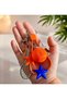 Metal Racket Keychain |   Stylish and Durable Keychain with Colorful Charm Design - 2