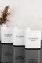 Set of 3 Self-Scaled Detergent Boxes Colored Whites Blackies Labeled 2200 ml Scale Labeled Detergent Container with Lid