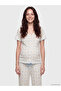 Vizyon New Season V-Neck Printed Maternity Pajama Set - 2