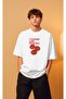 I Love Potatoes Oversize Unisex White T-Shirt