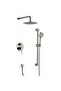 Milano Plus Ciro 2-Way Concealed Shower Mixer Set in Brushed Nickel – Wall-Mounted Shower Diverter with Modern Design, Durable Brass Body, Easy Installation for Bathrooms