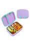 Steel Core Stainless Steel Lunch Box 839ml & Double Wall Stainless Steel Water Bottle 500ml – Purple - 3