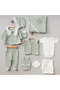10-Piece Hospital Discharge Set with Baby Collar, Cotton Newborn Baby Set with Blanket - 4