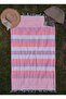100% Cotton 90X150 cm Tasseled Outlet Beach Peshtamal - 2