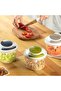 Ysf Shop 700 ml 3-Blade Drawstring Rondo – Pull-String Chopper, Fast and Practical Vegetable Chopping, Stainless Steel - 3