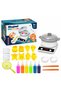 Magical Waterscape DIY Aqua Gel Art Kit 14Pcs with Electric Heating Pot, Magic Water Gel Colors, Animal Molds, Science Experiment Craft Set, STEM Educational Toy for Kids Boys & Girls Ages 6+ - 4