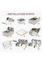 Electric Deep Fryer 12L Dual Tank Stainless Steel Commercial Fast Food 5000 w Frying Machine - 5