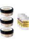 Three brand 50 ml albanian acne cream 3 pieces + russian glare hair removal reducing ointment 50 ml 3 pieces