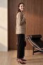 سترة MY FASHION ذات ياقة شال وأزرار