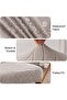6 PCS Waterproof Chair Covers for Dining Room, Stretch Jacquard Dining Chair Slipcovers, Removable Washable Chair Protector for Kitchen, Hotel, Restaurant - 4