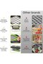 SHOPIRA GO 14 in 1 Vegetable Chopper with Container, Multifunction Food Chopper, Onion Chopper, Mandoline Slicer, Vegetable Cutter Dicer Grater with 8 Stainless Steel Blades (Gray/Green) - 4