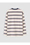 Rmz Gi̇yi̇m Farkiyla Zero Roba Collar Striped Boys' T-Shirt - 4