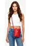 Women's Red Crossbody Phone Holder Bag - Medium Size Daily Bag