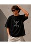 Amazigh (Berber) Symbol Printed Oversize Unisex T-Shirt – Minimal Ethnic Design Short Sleeve Streetwear T-Shirt - 3