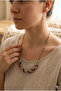 Handmade 3-Color Crystal Beaded Special Design Necklace - 2
