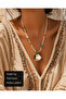 Mariselle Bohemian Seashell Natural Stone Beaded Women's Necklace