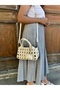 Women's New Season Stylish Crossbody & Shoulder Bag with Knitted Detail and Adjustable Strap Size: 26 X 17 cm - 4