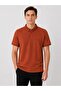 Glow Slim Fit Men's Polo Collar Short Sleeve T-Shirt 7742