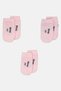 Kids Girl 3 Pair Mickey And Friends Socks, Pink - 2