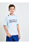 Boys Text Print Oversized Polo T-Shirt with Contrast Rib Collar - 3