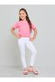 Girls Bow Detail Cotton Leggings - 2