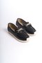 Lily Laceless Orthopedic Comfortable Sole Heart Patterned Women's Ballerina Shoes Ckt - Black - 4