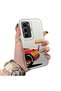 Infinix Hot 60I Compatible Hard Acrylic Back Silicone Edge Lens Protection Case