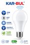 Sensörlü Led Ampül Hareket Algılayıcılı E27 Duy 15 Watt Hareket Sensörlü Led Lamba Işık - 2