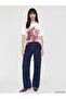 Vizyon New Season White 100% Cotton Oversize Women's T-Shirt - 2