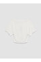 Xside White Boat Neck Women's T-Shirt - 5