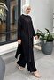 Triple Viscose Combed Cotton Suit 13205 - Black