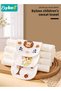 5-Piece Baby Sweat Absorbent Towel, 100% Cotton Baby Towel, Infant Back Towels, Back Wet Pad Wipes for Children Playtime and Kindergarten Activities - 2