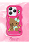 Infinix Hot 40 Compatible Case Camera Protector Red Silicone Couple Phone Case Kitty Pattern - 2