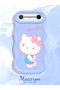 Tecno Pova Slim Compatible Case Camera Protector Blue Silicone Couple Phone Case Kitty Pattern - 2