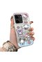 Redmi 15C 5g Compatible Silicone Edge Hard Back Case Couple Phone Case Cartoon Pattern