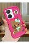 Vivo Y27 Compatible Case Camera Protector Red Silicone Couple Phone Case Kitty Pattern