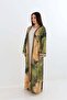 Plum Geometric Circle Abaya