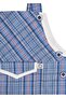 100% Cotton Blue Plaid Strappy Summer Baby Boy Jumpsuit - 3