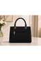 Women's Stylish Silver-Gold Tasseled Lined Bag with 2 Compartments and Adjustable Strap for Hand and Shoulder Use - 4