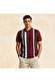 Men Short Sleeves Striped Polo T-shirt - 5