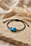 Handmade Elevator-Closed 2-Hole Syrian Evil Eye Bead