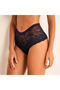 Set of 3 - Full Briefs High Waist Lace Design - 2