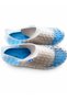 Belix Men's Transparent Sea Shoes Non-Slip Sole Lightweight Beach and Pool Shoes Blue 40-44 - 4