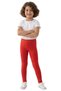 Pomegranate Flower Basic Leggings - Non-Sweating Flexible Fabric Cotton Seasonal Pomegranate Flower Girls' Leggings