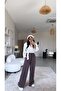 Brown Massi Original Wide-Leg Tencel Fabric Trousers - 4