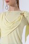 Women's Sandy Brooch Detailed Draped Blouse - 3