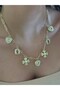 Pearl Detailed Charm Steel Necklace - 2